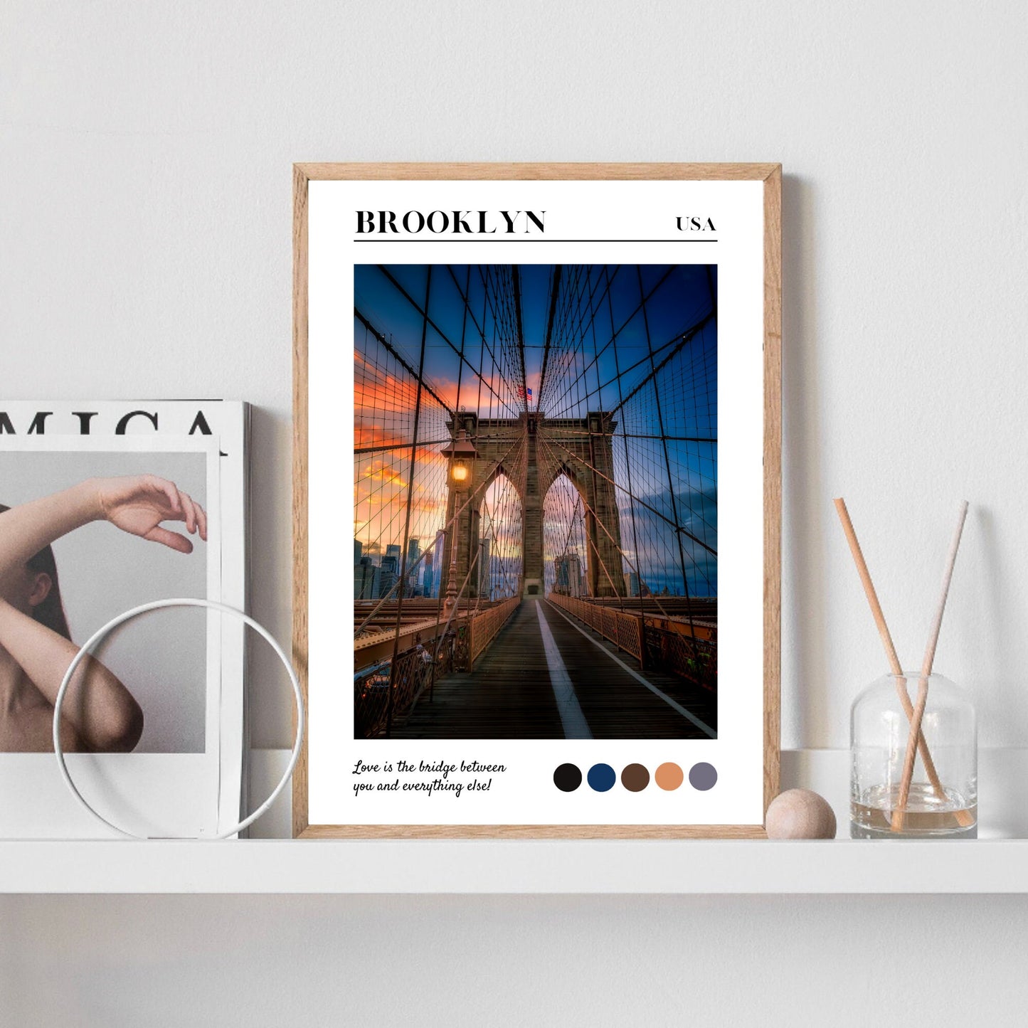 Brooklyn Bridge New York Print