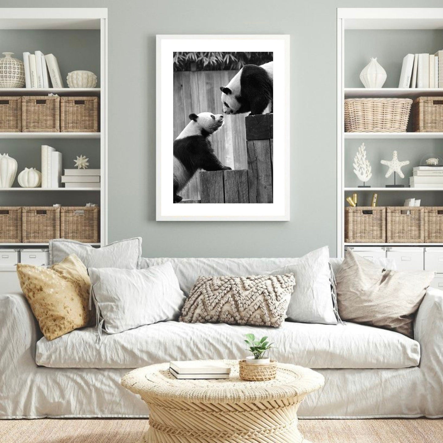 Panda Love Print
