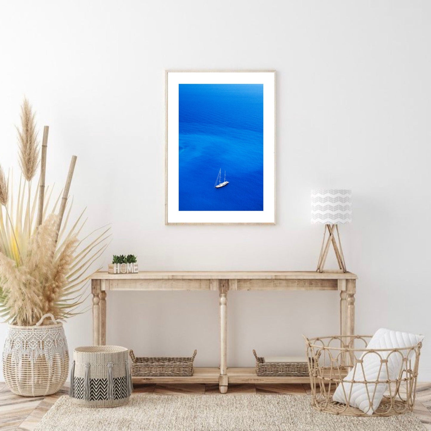 Ocean Sail Boat Photography Print