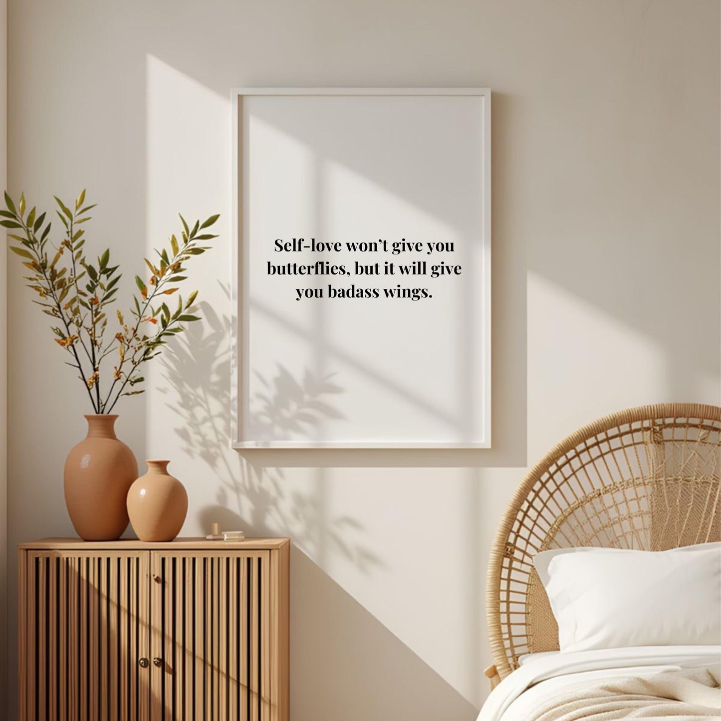 Self-Love With Badass Wings Print