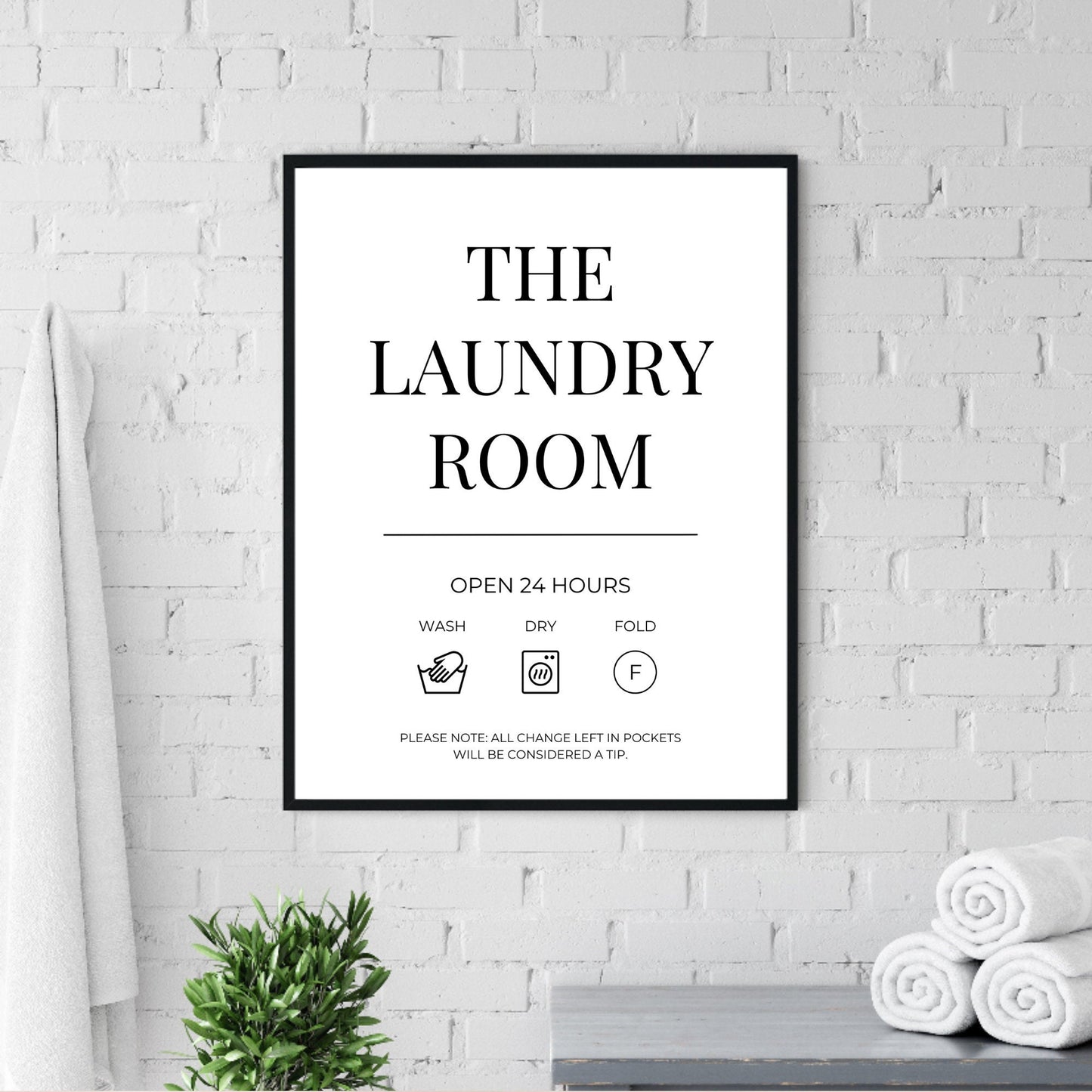 The Laundry Room – Open 24 Hours Print