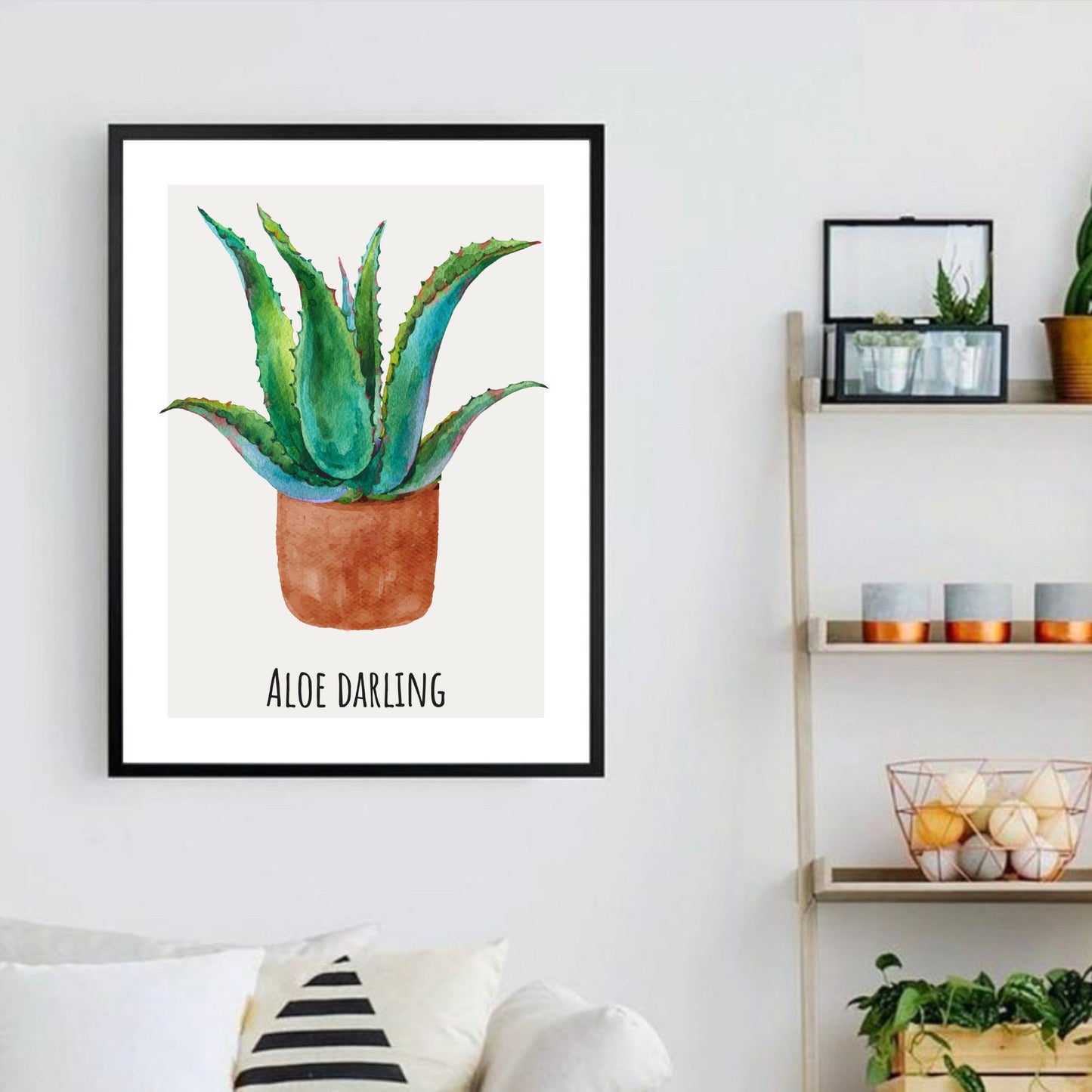 Aloe Darling Art Print