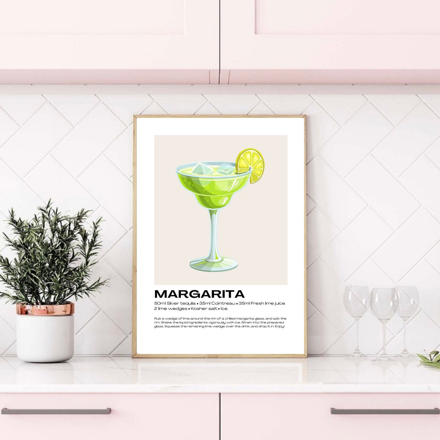 Margarita Cocktail Print
