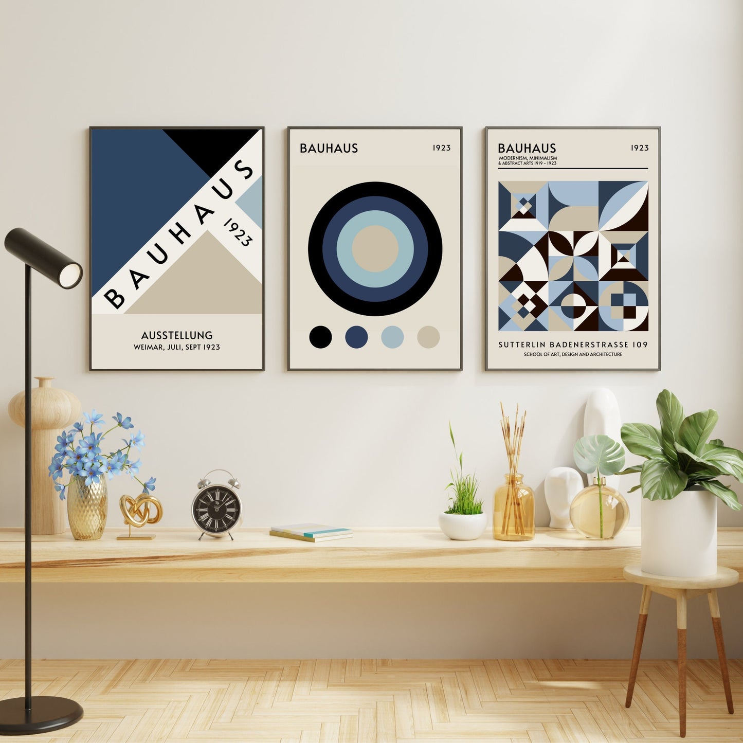 Set Of 3 Bauhaus 1923 Prints
