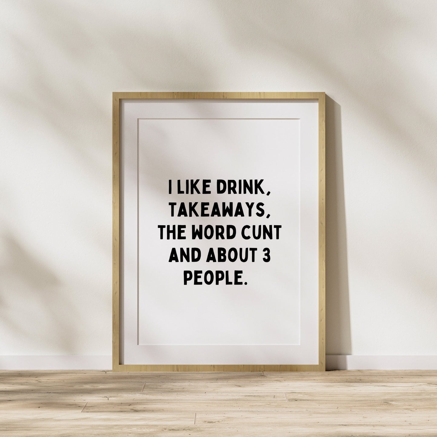 I Like Drink Print