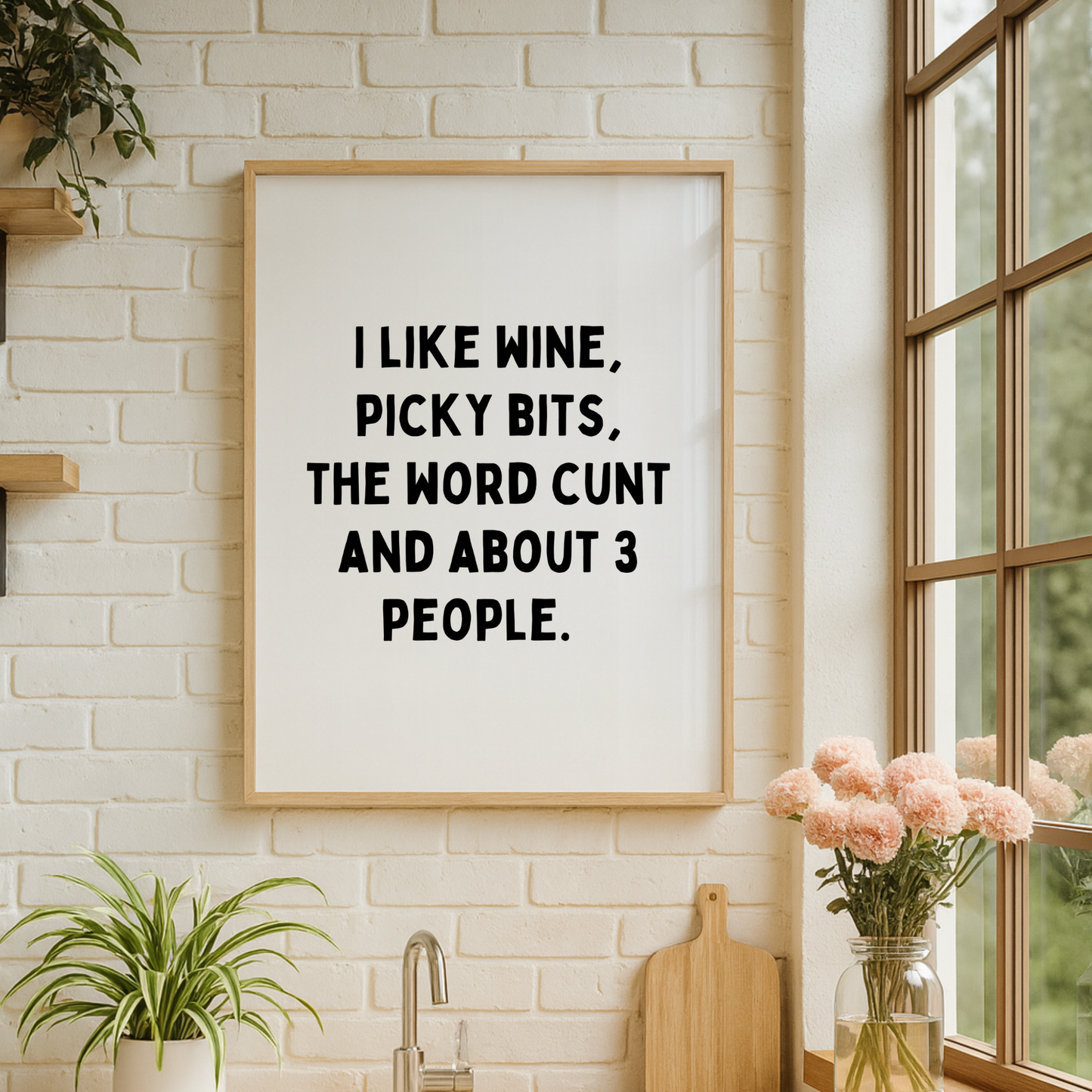 I Like Wine Print