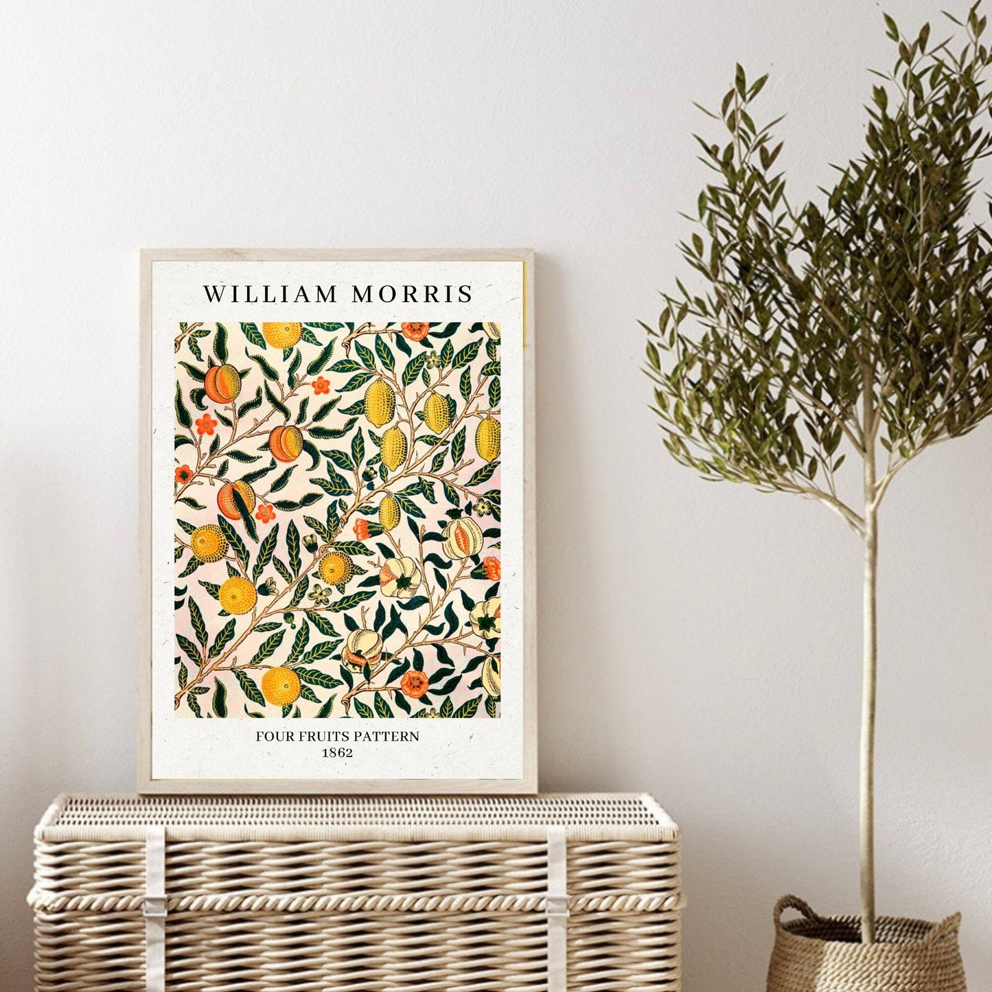 William Morris Four Fruits Pattern Print