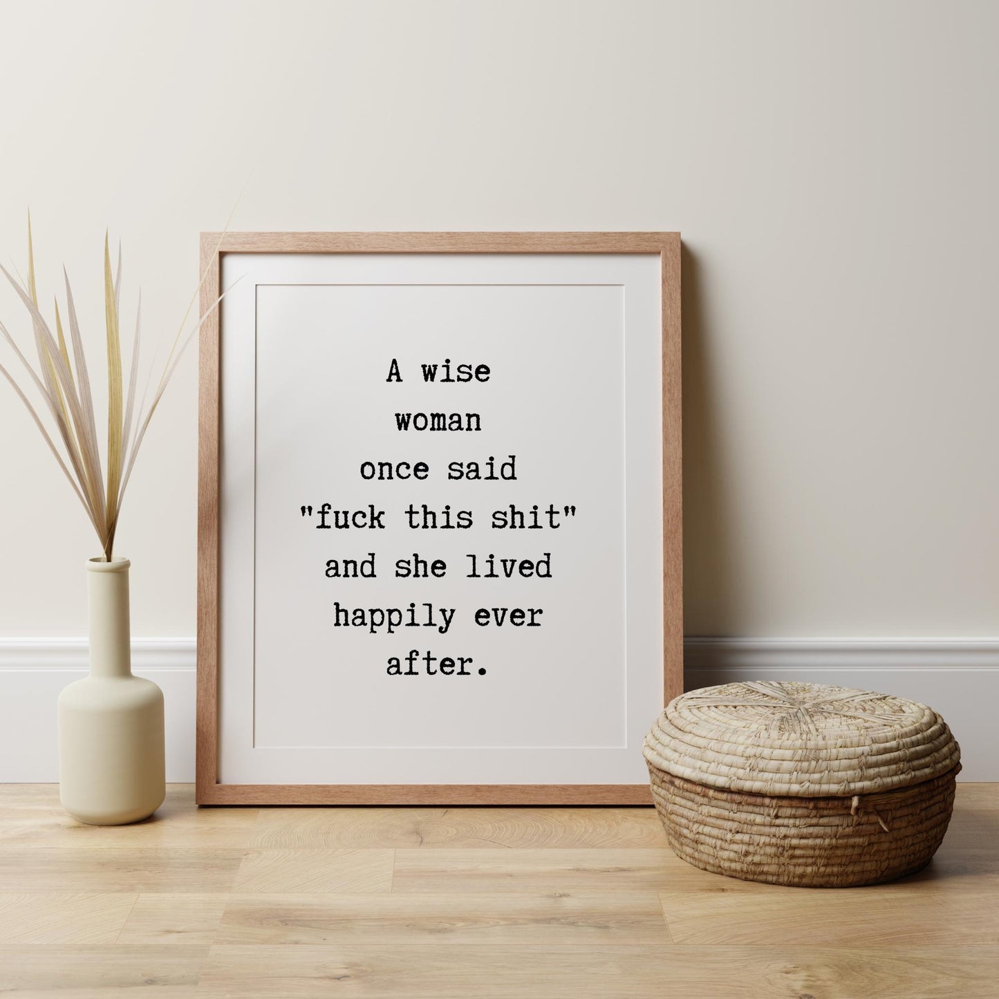 A Wise Woman Print
