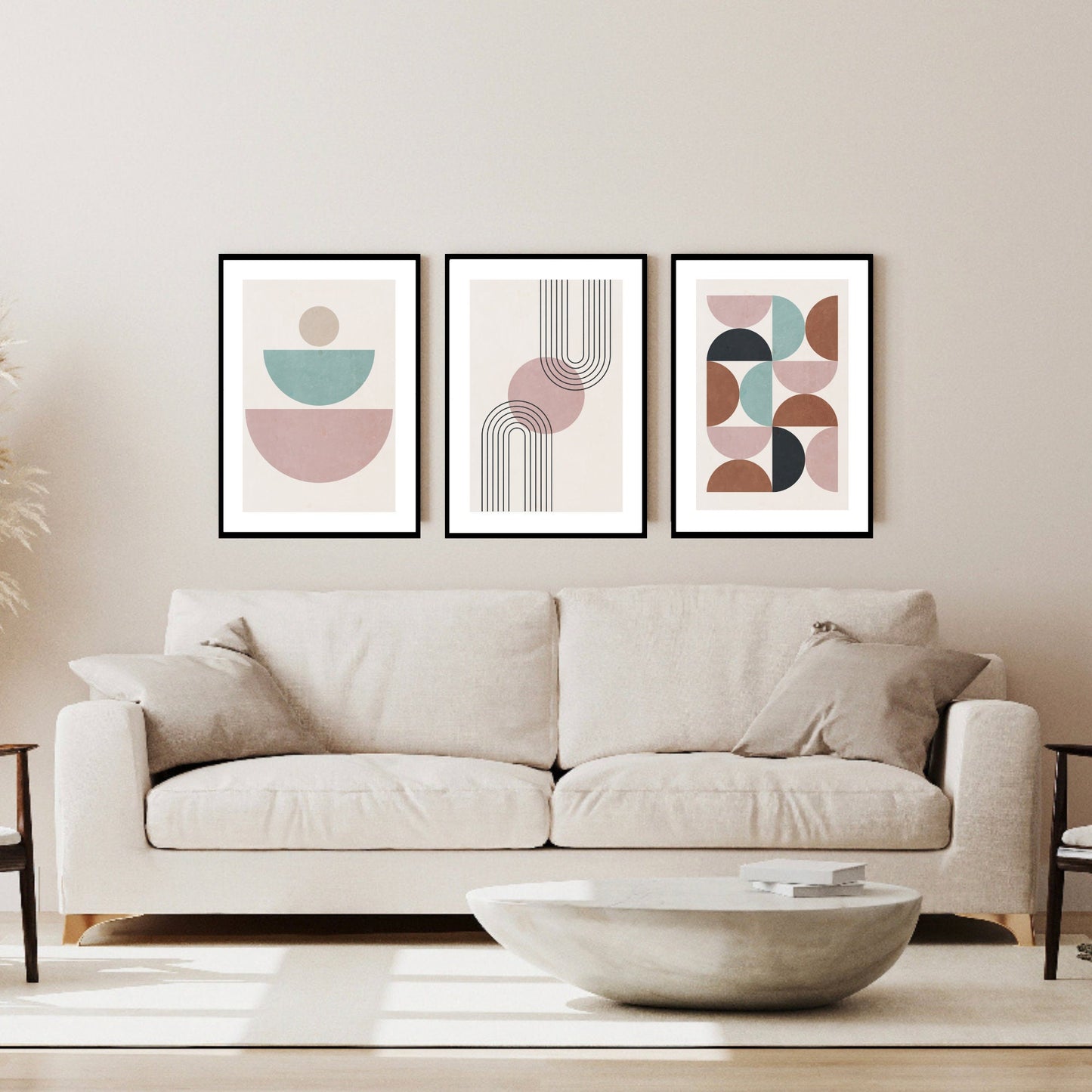 Abstract Art Set Of 3 Prints