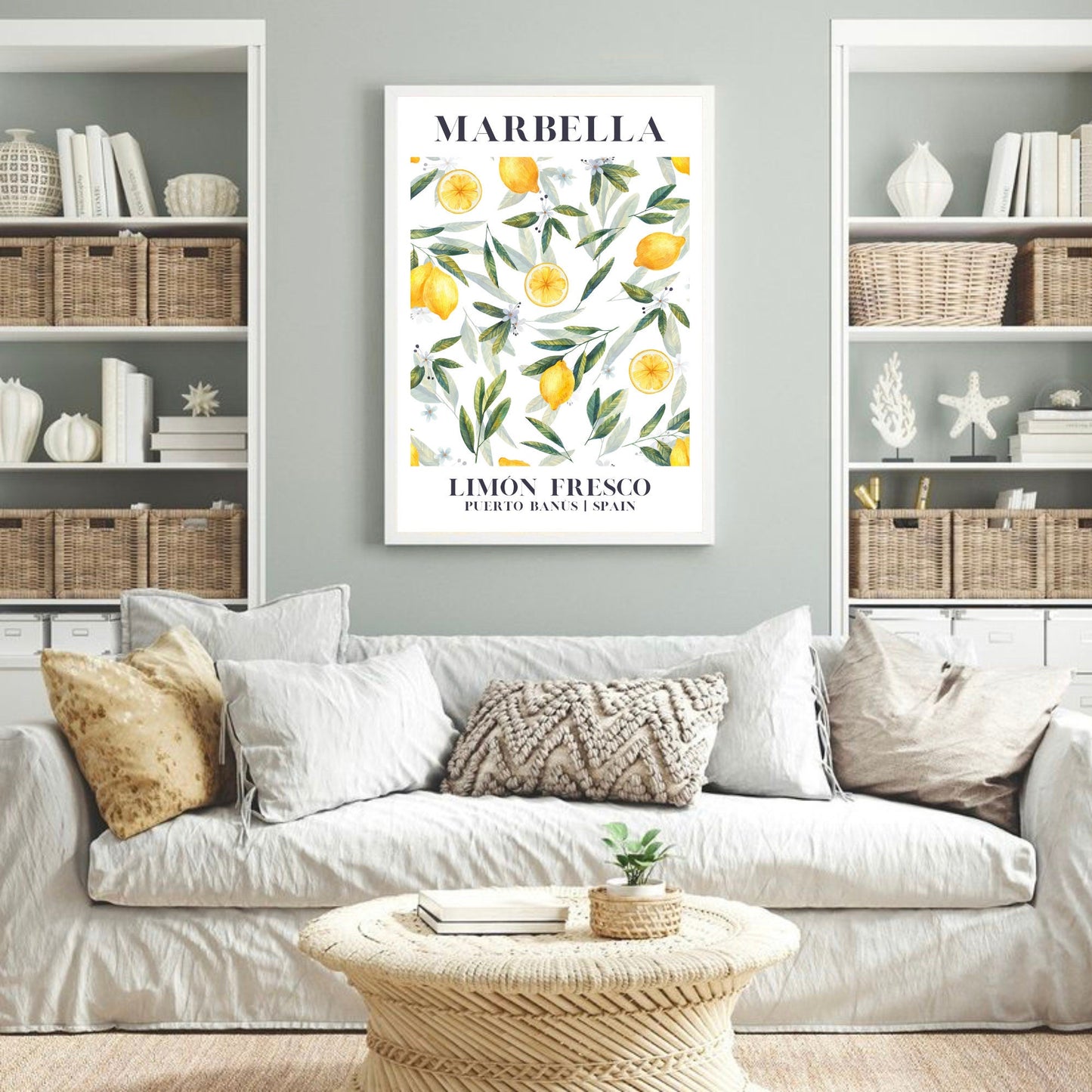Marbella Fruit Market Print