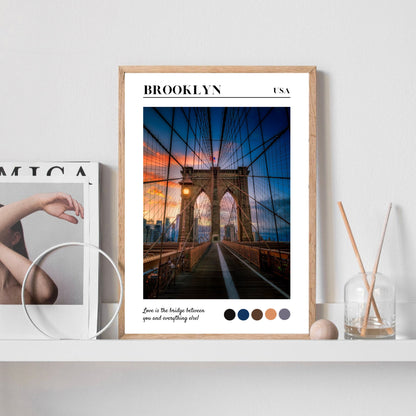Brooklyn Bridge New York Print