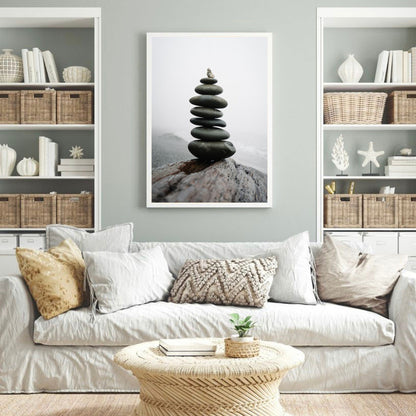 Balanced Stone Print
