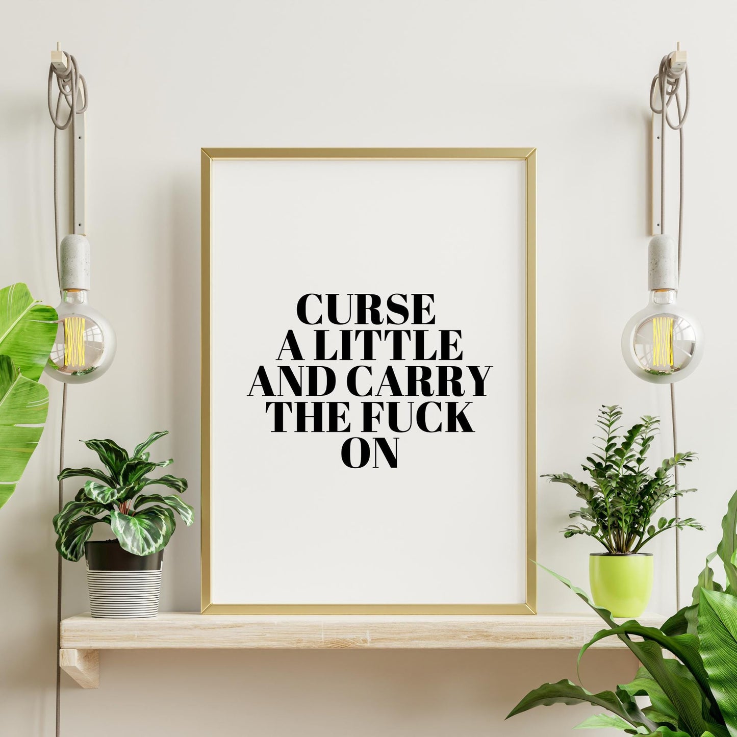 Curse A Little Print