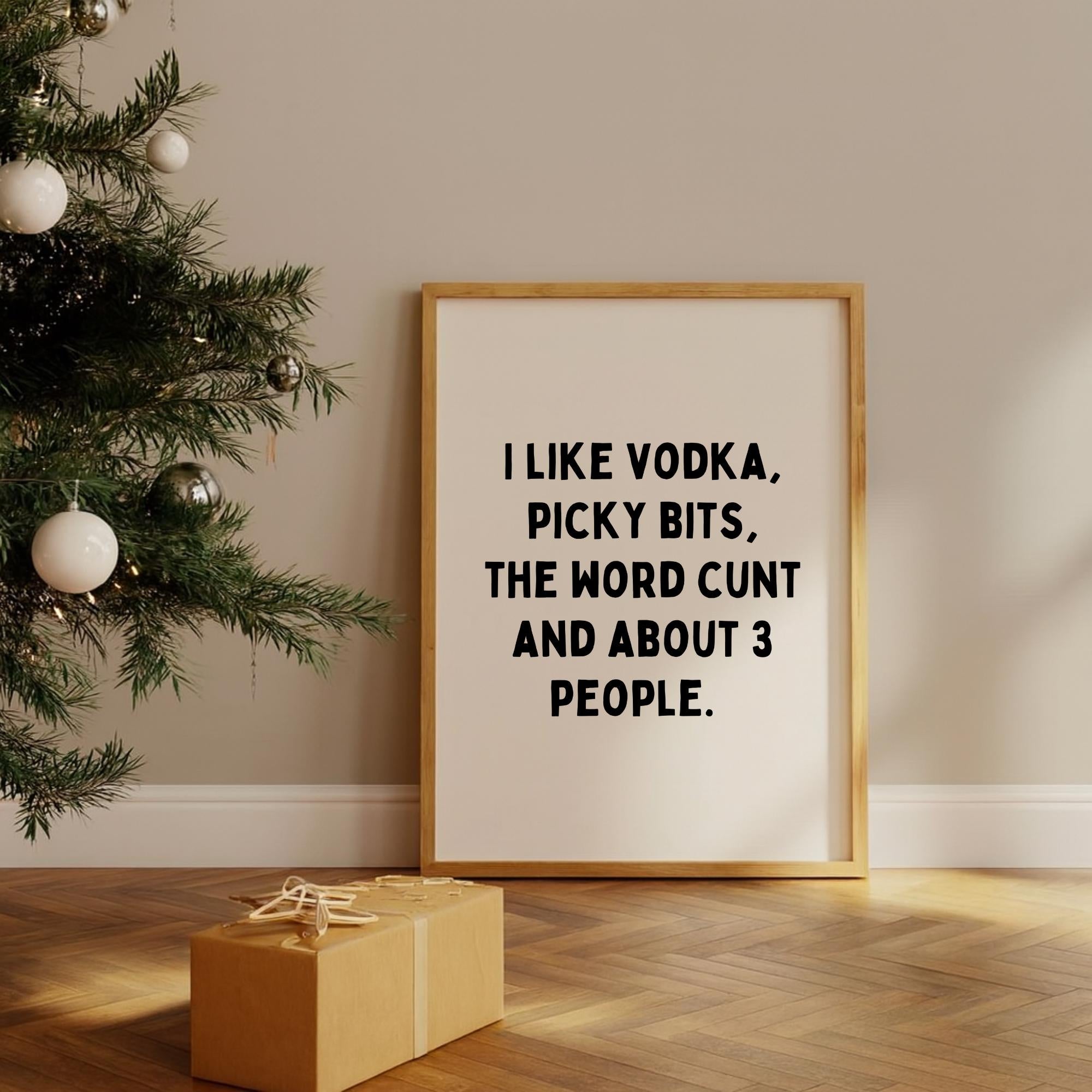I Like Vodka Print