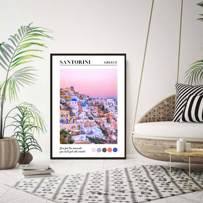 Santorini, Greece Travel Print