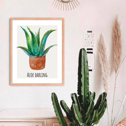 Aloe Darling Art Print