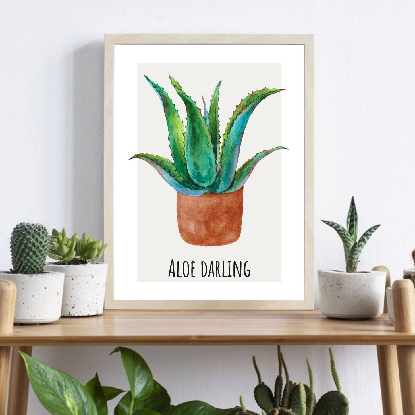 Aloe Darling Art Print