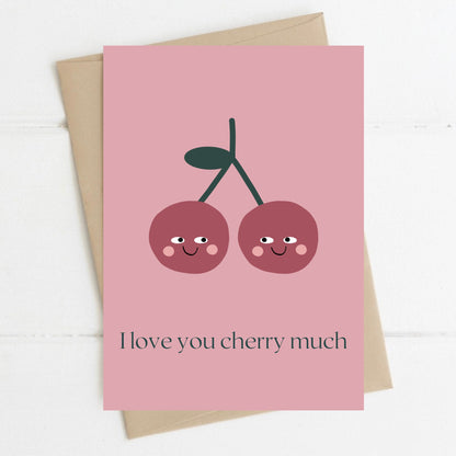 I Love You, A6 Greeting Card