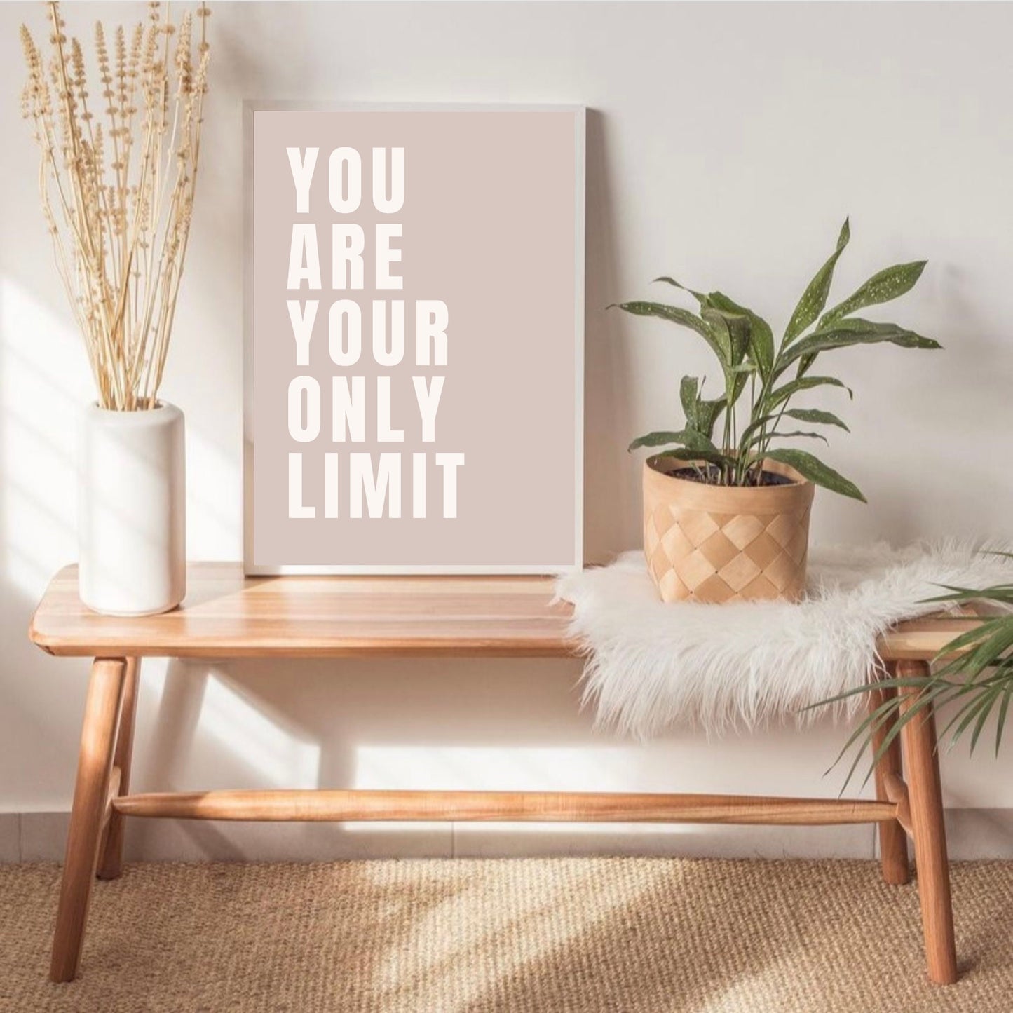 You Are Your Only Limit Typography Print