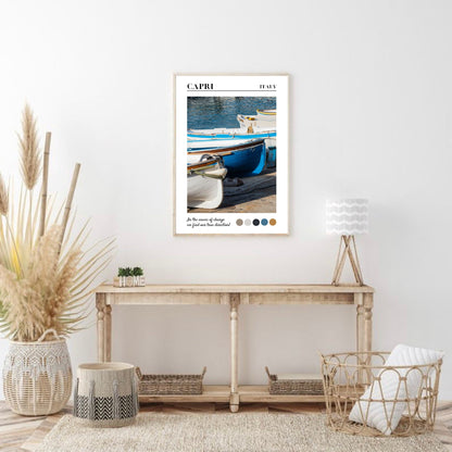 Capri Harbour Print