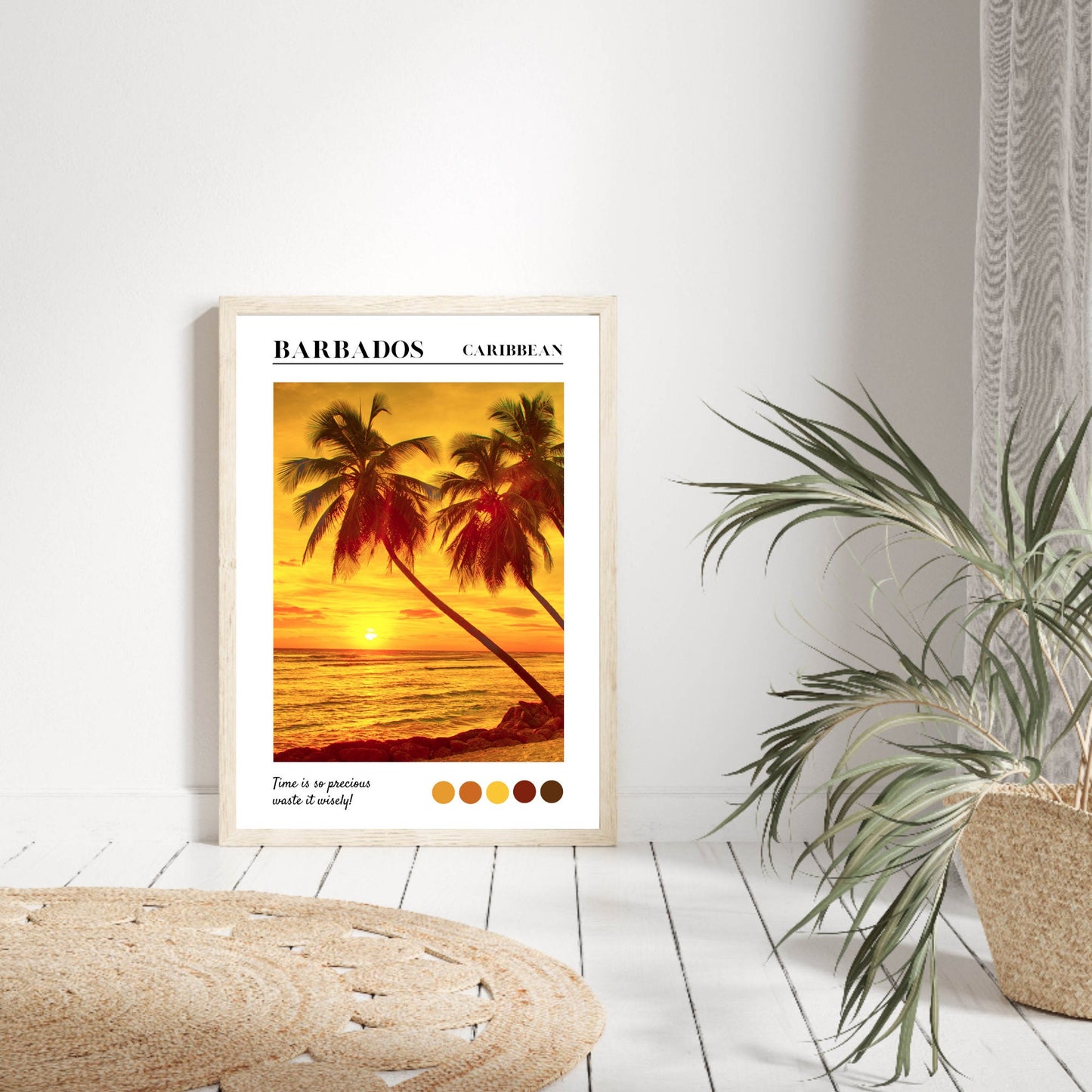 Barbados Sunset Beach Print