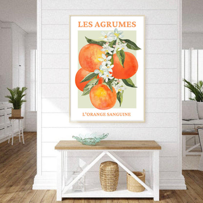 French Fruit Market L’Orange Sanguine Print