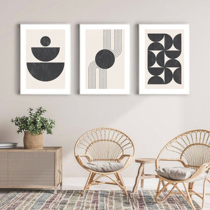 Set Of 3 Abstract Prints