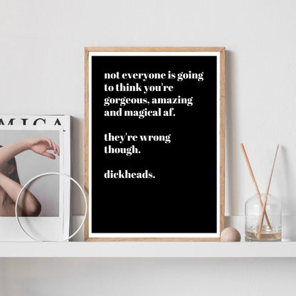 You Are Amazing Print