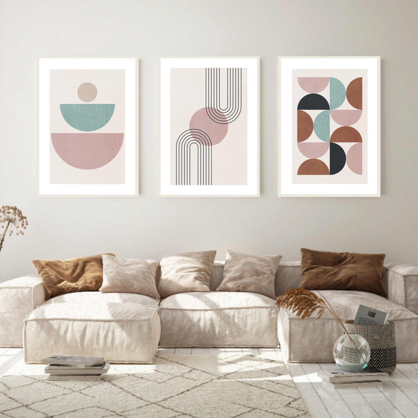 Abstract Art Set Of 3 Prints