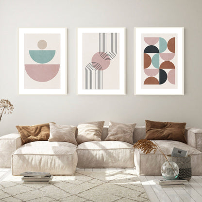 Abstract Art Set Of 3 Prints