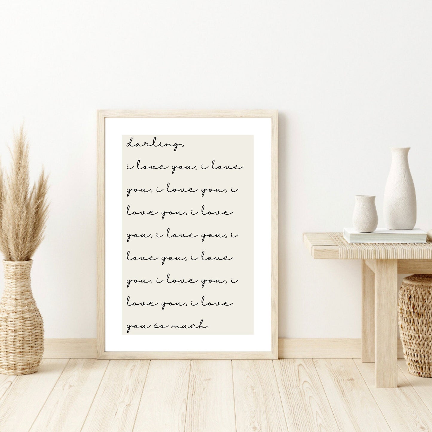 Darling, I Love You Print