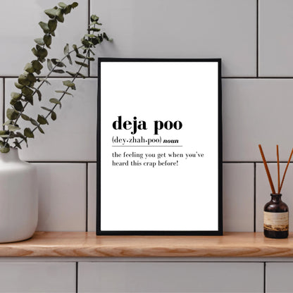 Deja Poo Definition Print