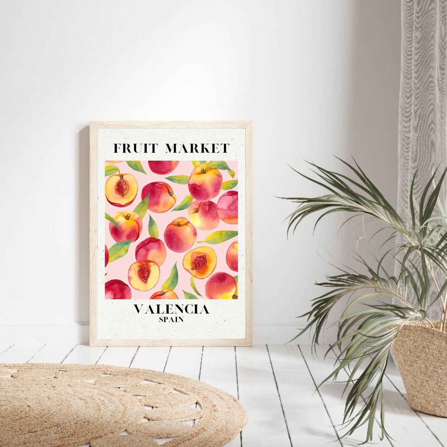 Valencia Fruit Market Peach Print