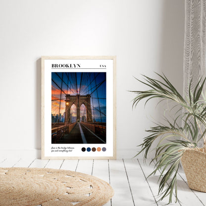 Brooklyn Bridge New York Print