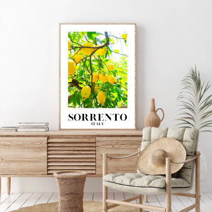 Sorrento Lemon Amalfi Wall Print