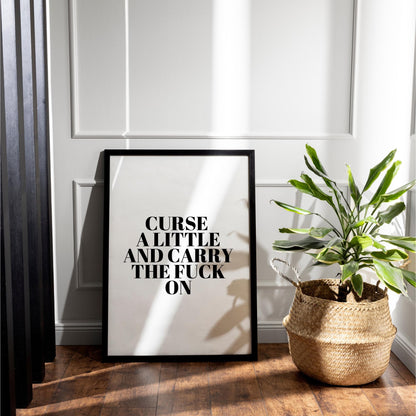 Curse A Little Print