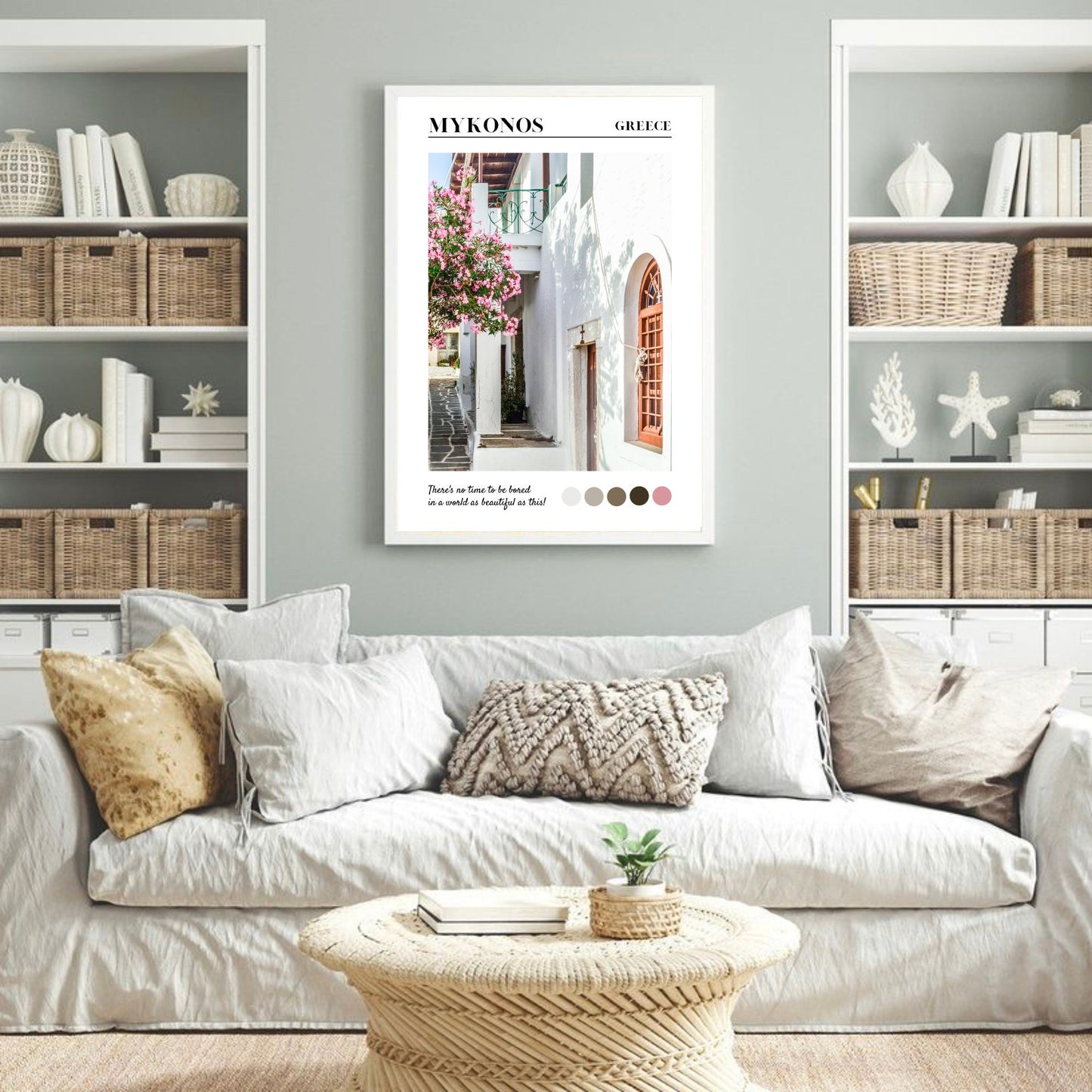 Mykonos, Greece Travel Print