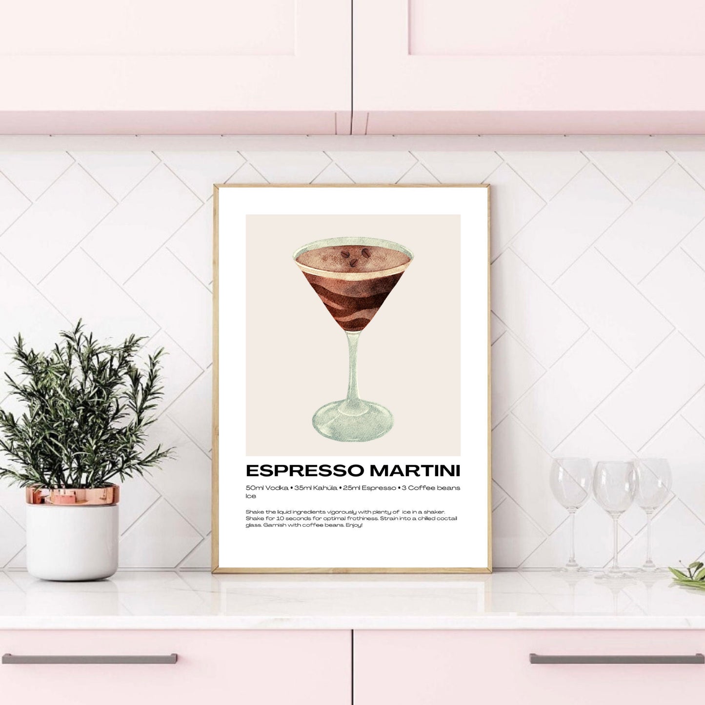 Espresso Martini Cocktail Print