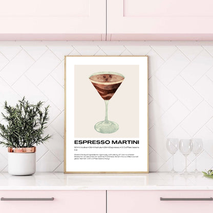 Espresso Martini Cocktail Print