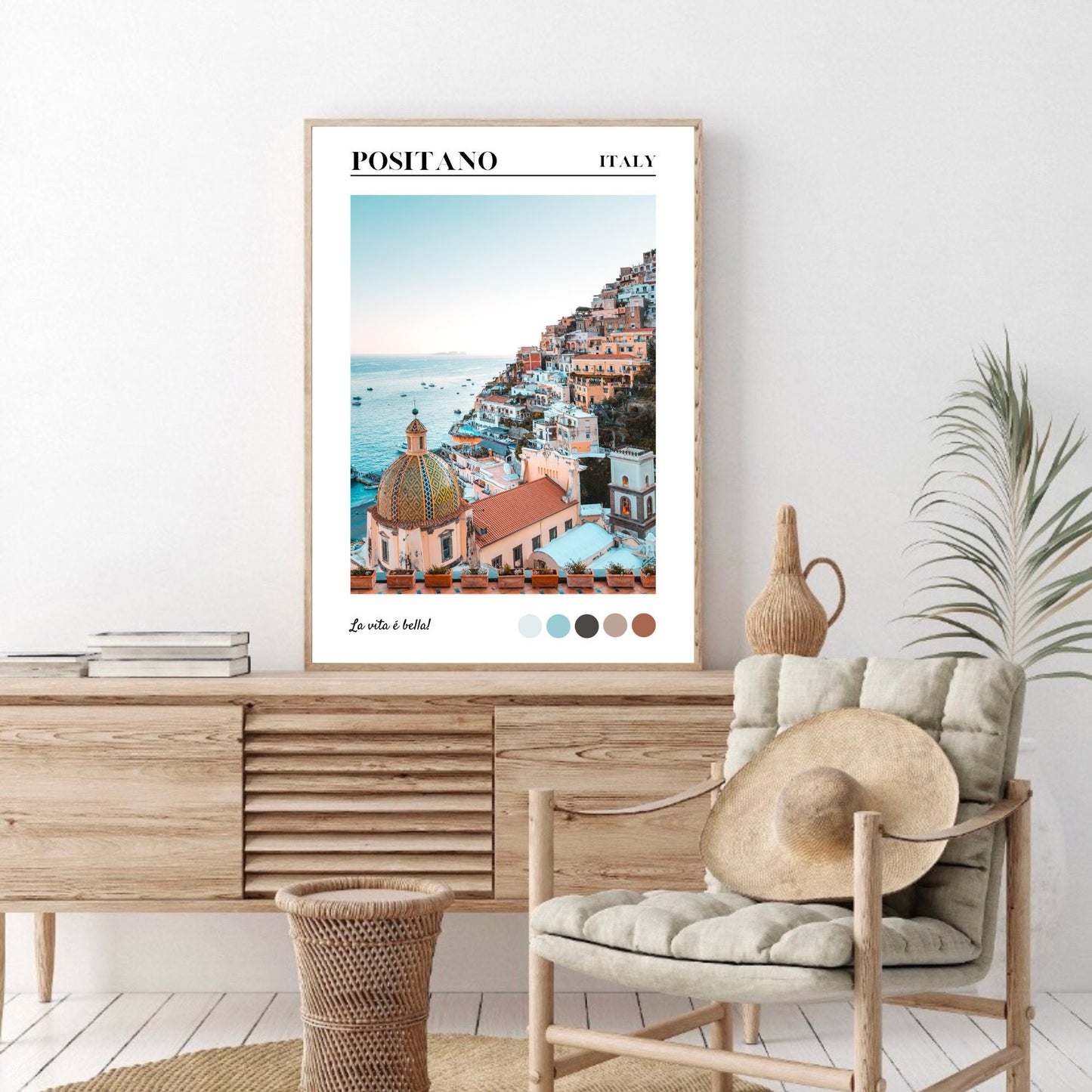 Positano, Italy Travel Print