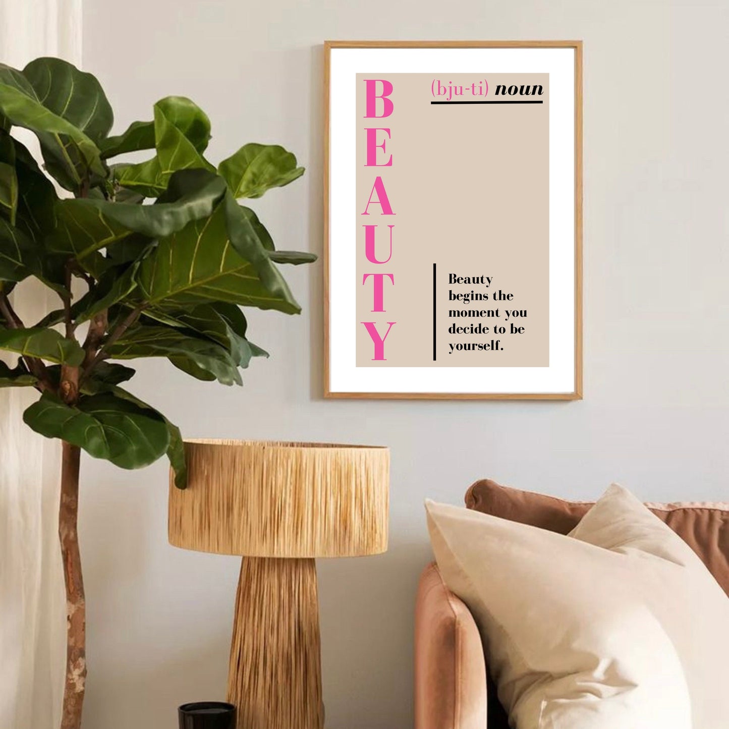 Beauty Definition Quote Print