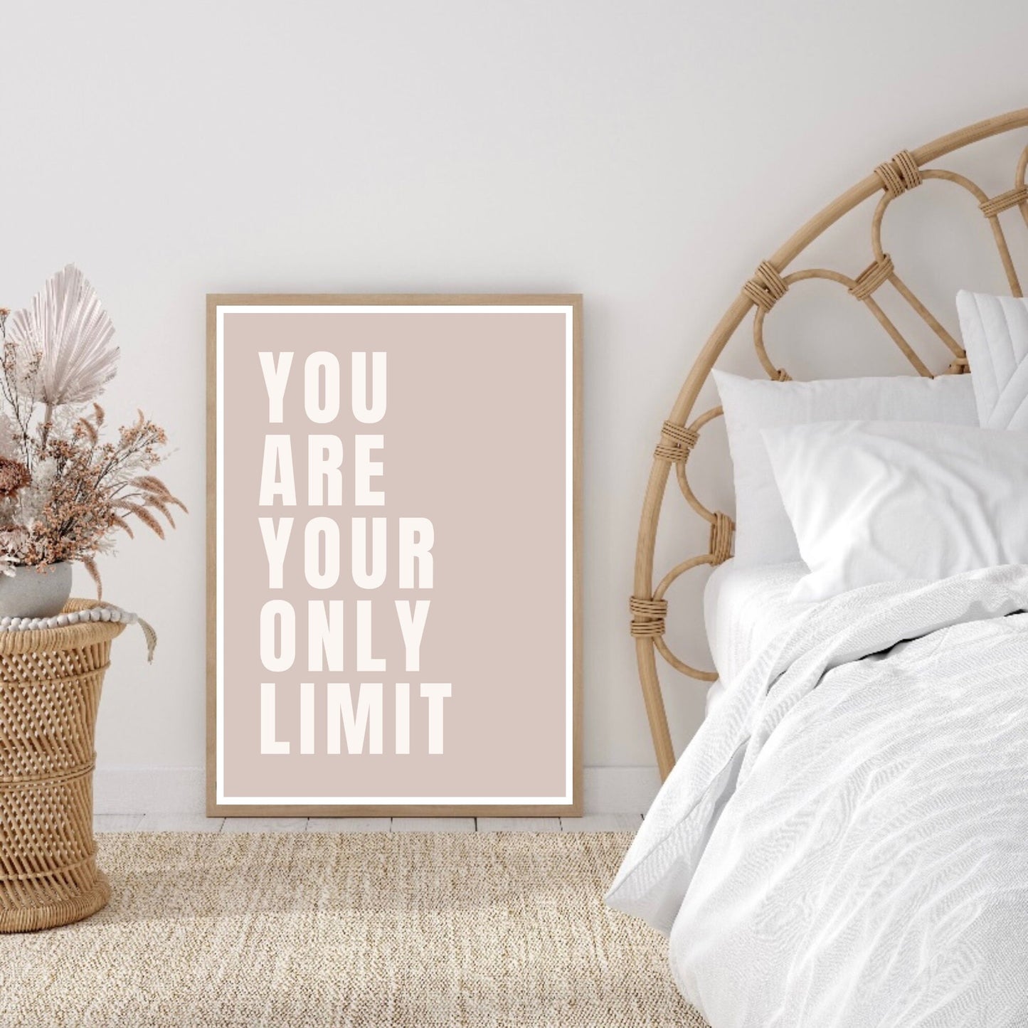 You Are Your Only Limit Typography Print