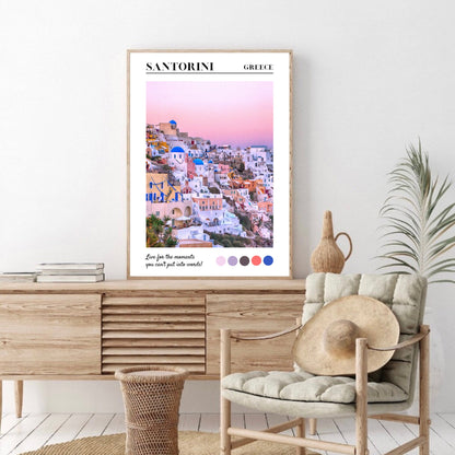 Santorini, Greece Travel Print