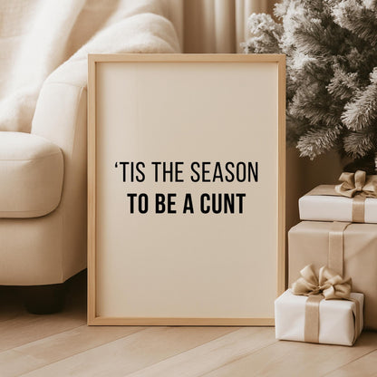 'Tis the Season Christmas Print