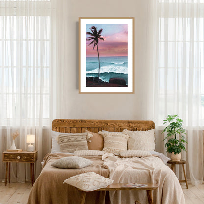 Sunset Palm Tree Print