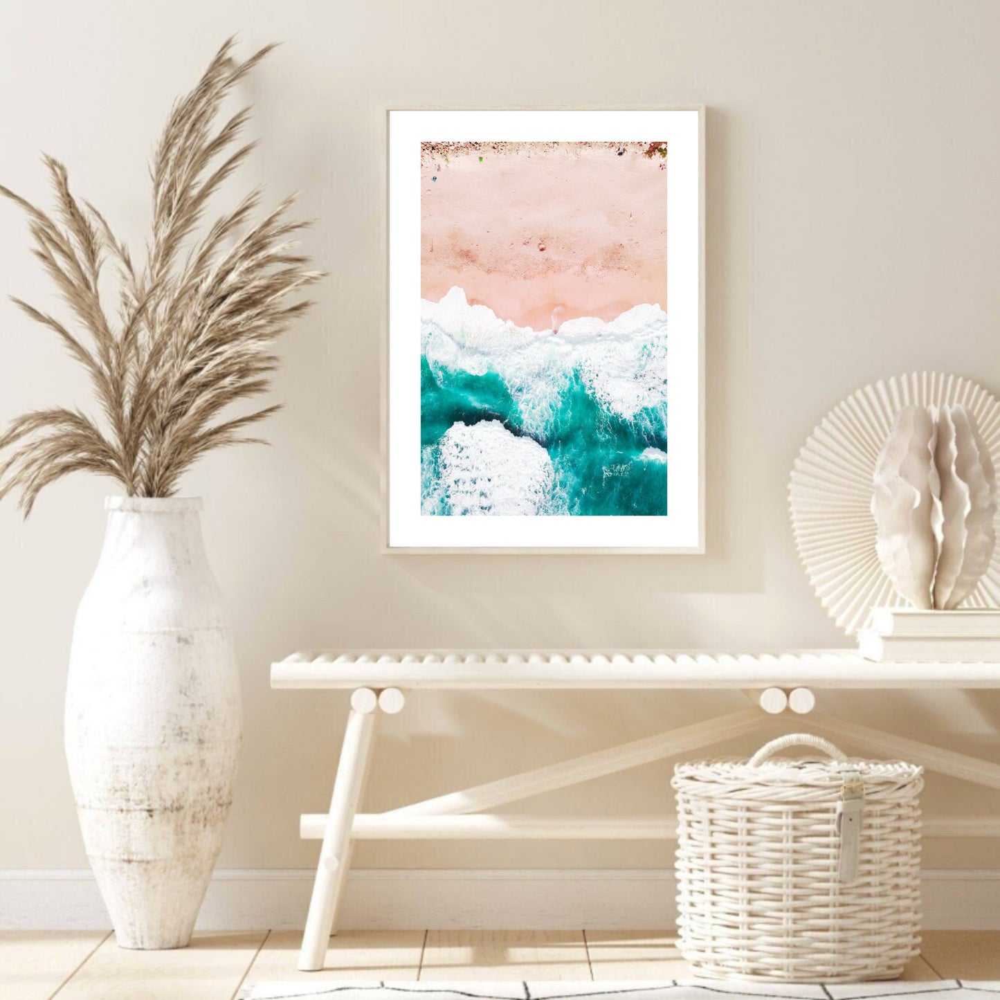 Blush Shoreline Print