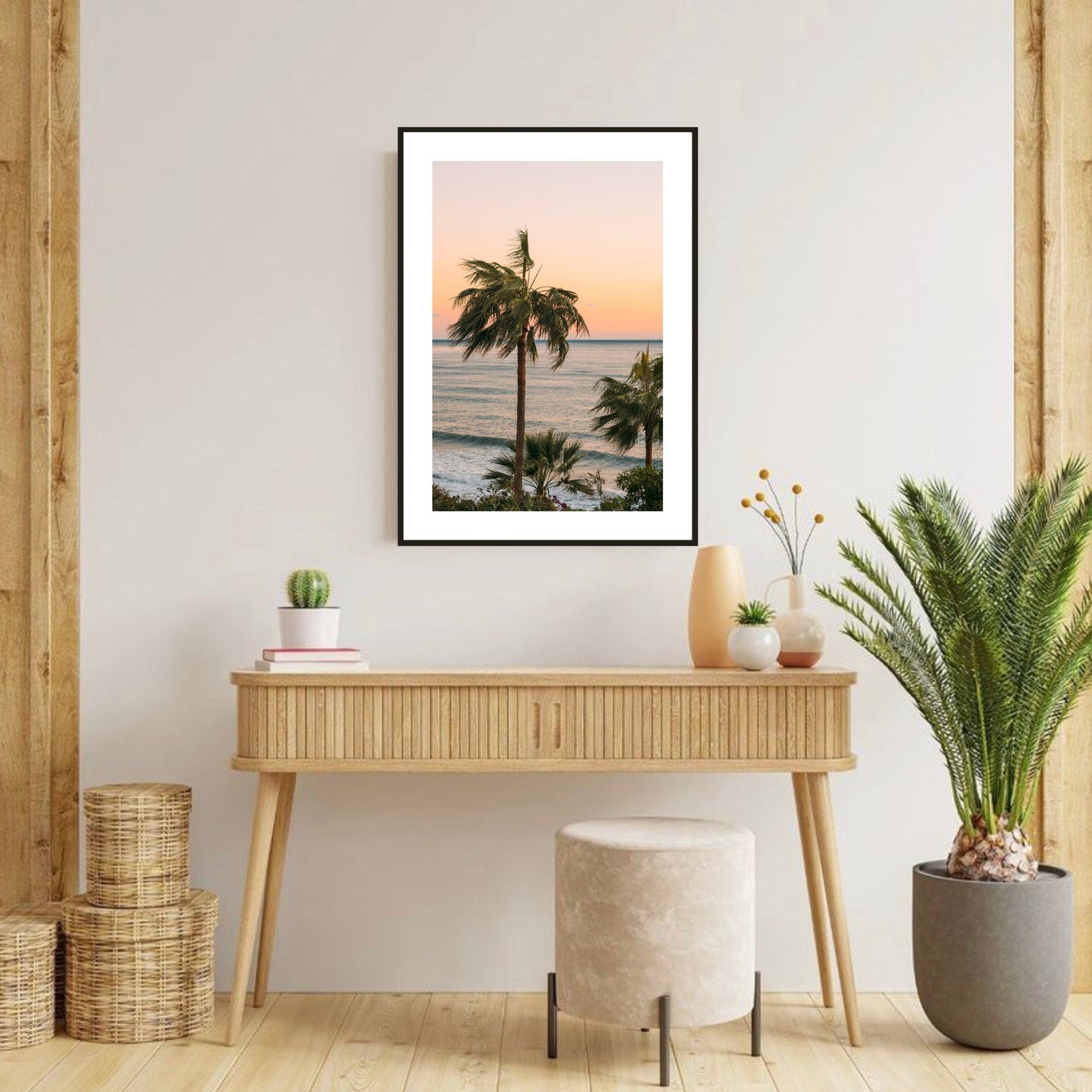 Sunset Palm Trees Print