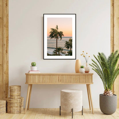 Sunset Palm Trees Print