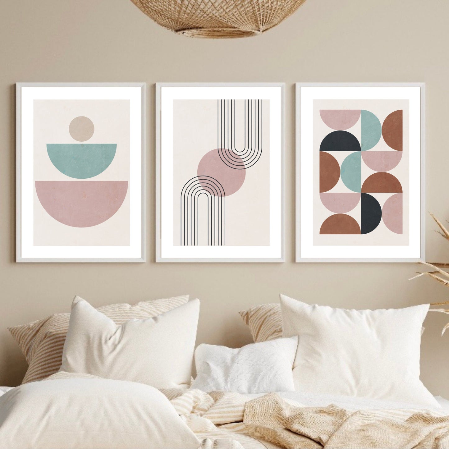 Abstract Art Set Of 3 Prints