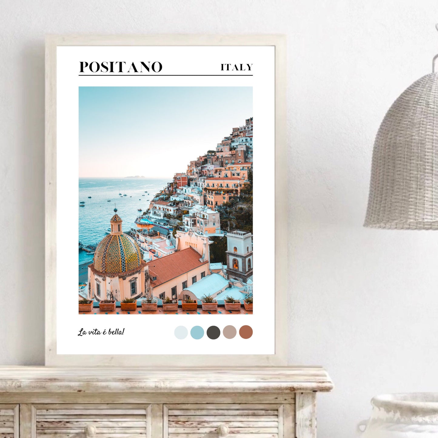 Positano, Italy Travel Print
